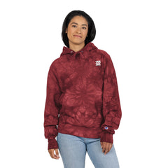 Tie-Dye Embroidered Hoodie
