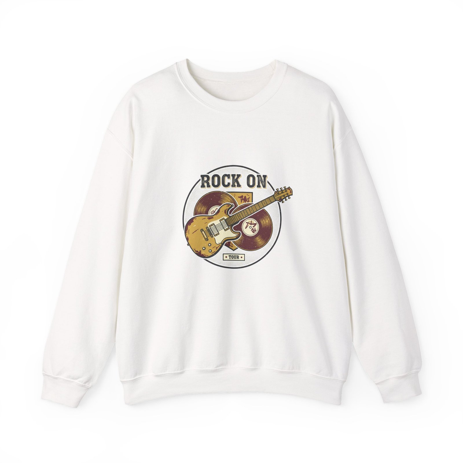Rock On Guitar Crest Sweatshirt