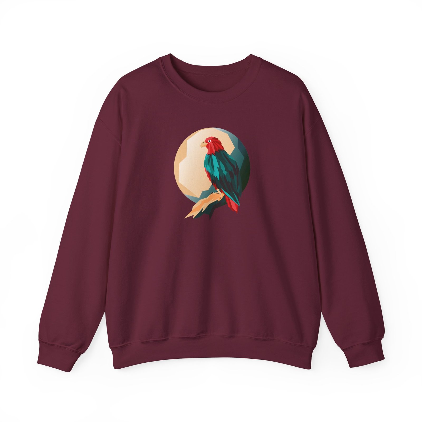 Tropical Parrot Crewneck Sweatshirt