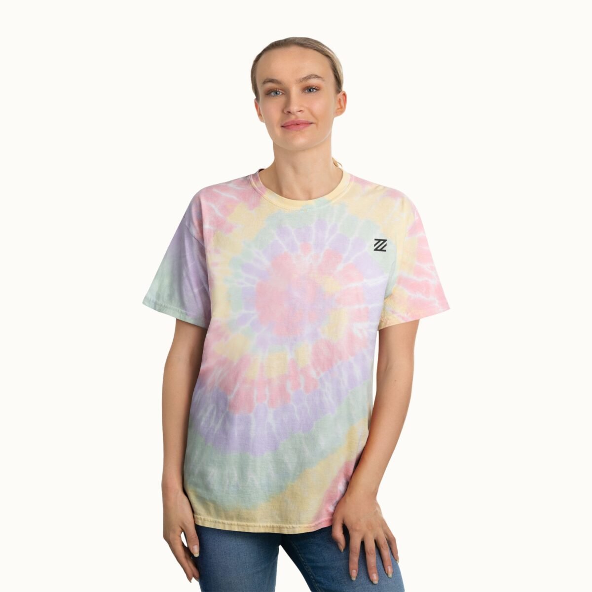 Pastel Spiral Tie-Dye T-Shirt