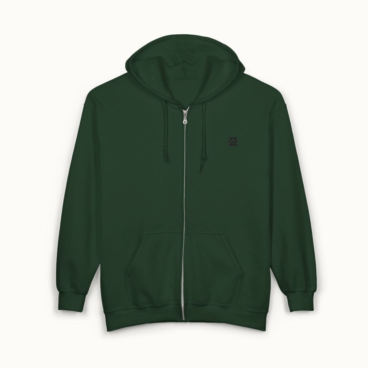 Unisex Heavy Blend Full Zip Basic Hoodie