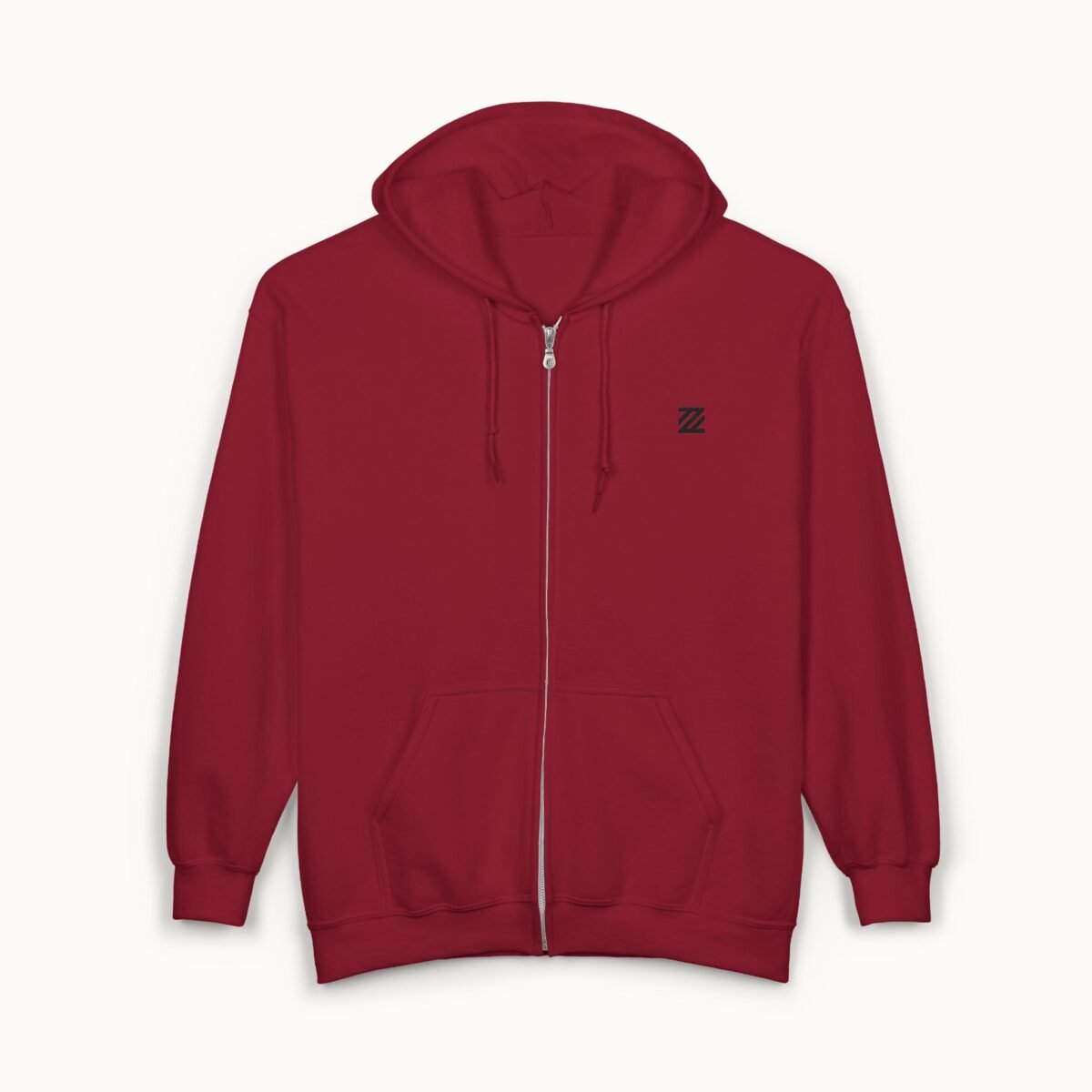 Unisex Heavy Blend Full Zip Basic Hoodie