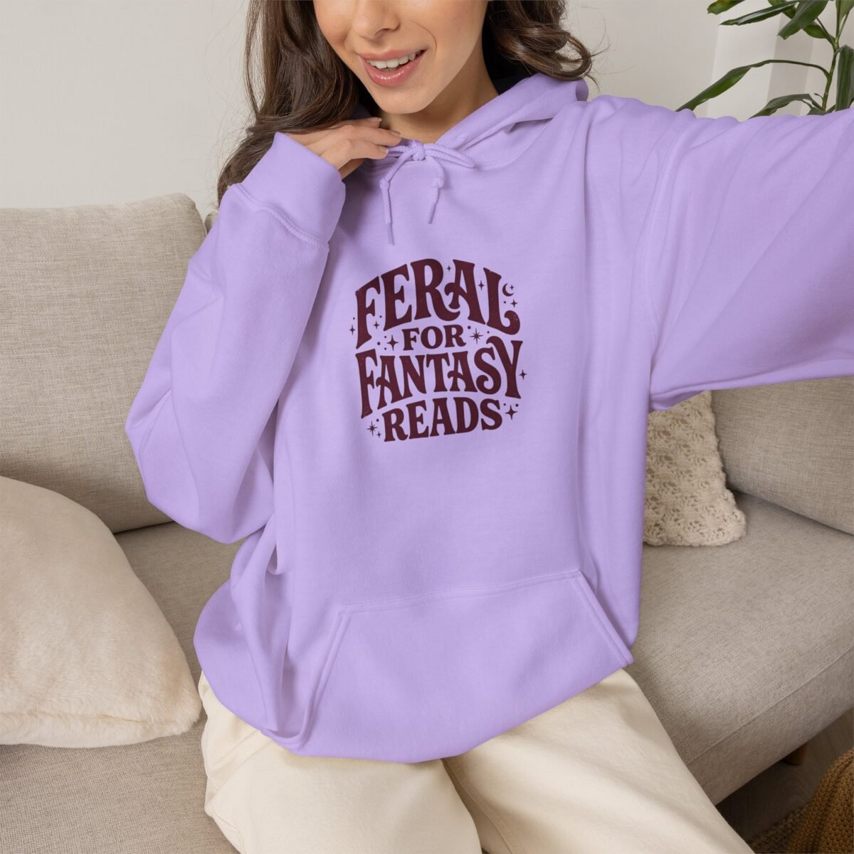 Feral for Fantasy Reads Hoodie