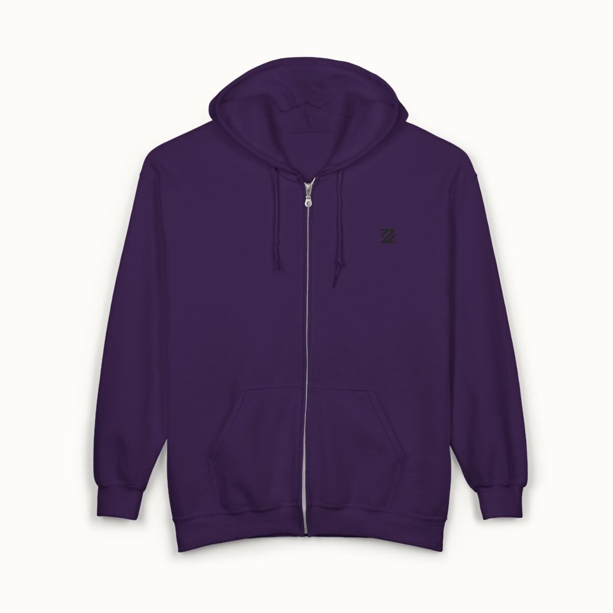 Unisex Heavy Blend Full Zip Basic Hoodie