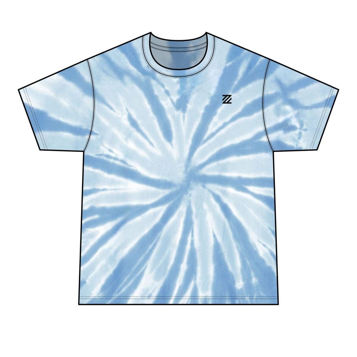 Retro Spiral Tie-Dye T-Shirt
