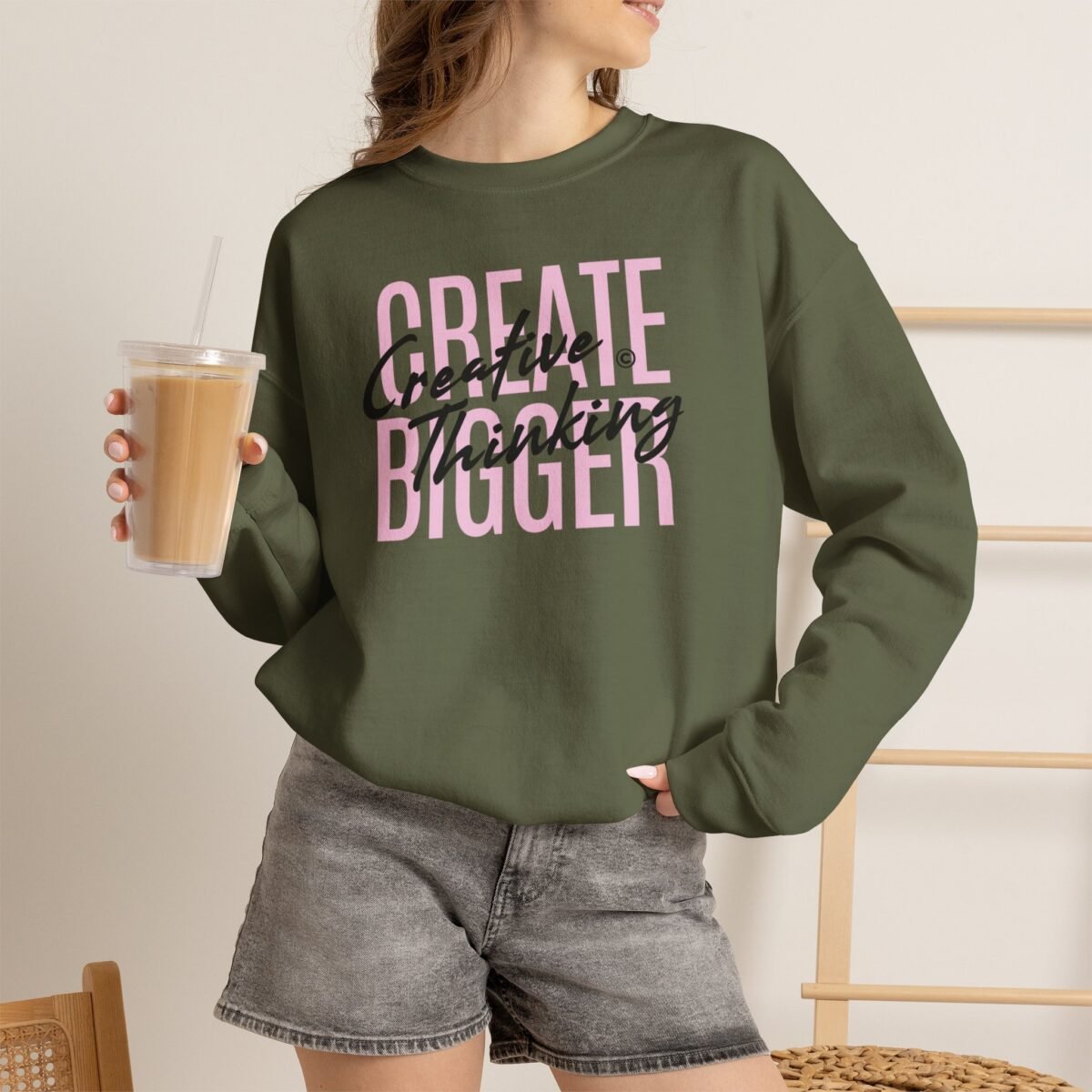 Create Bigger: Creative Thinking Sweatshirt