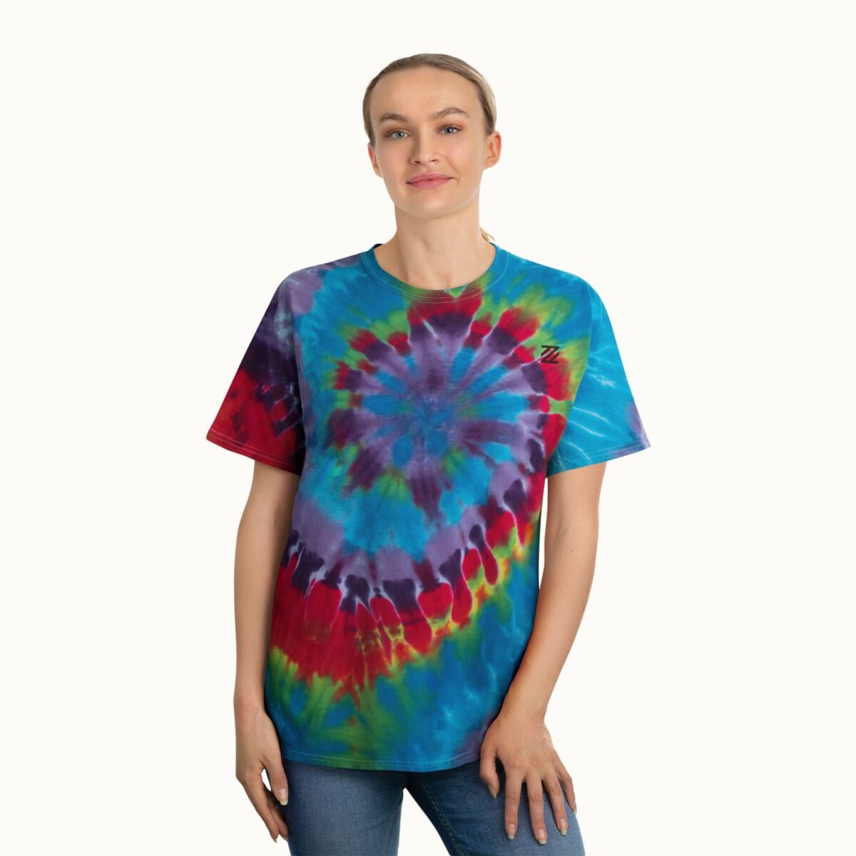 Pastel Spiral Tie-Dye T-Shirt