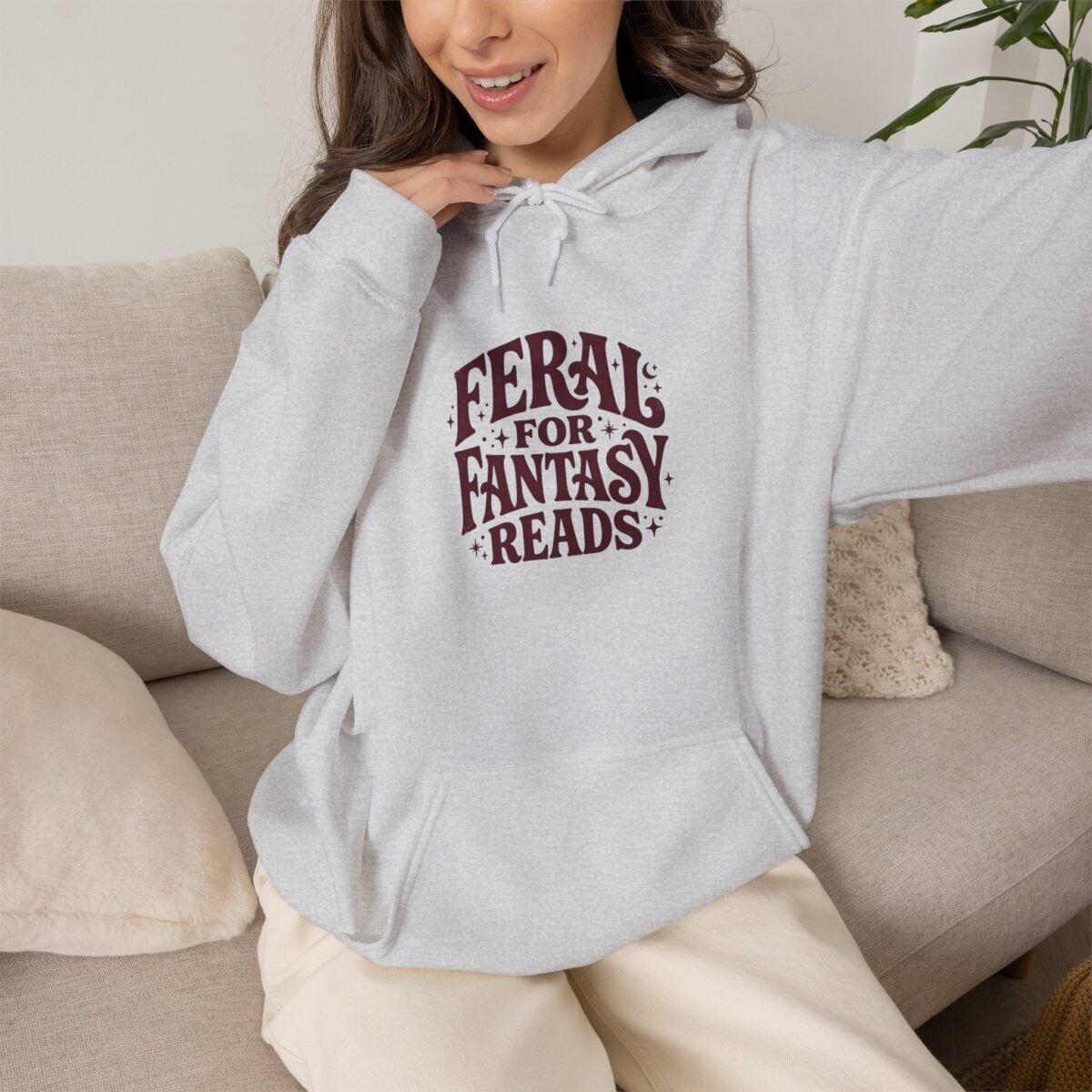Feral for Fantasy Reads Hoodie