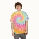 Oversized Unisex Tie-Dye Spiral T-Shirt