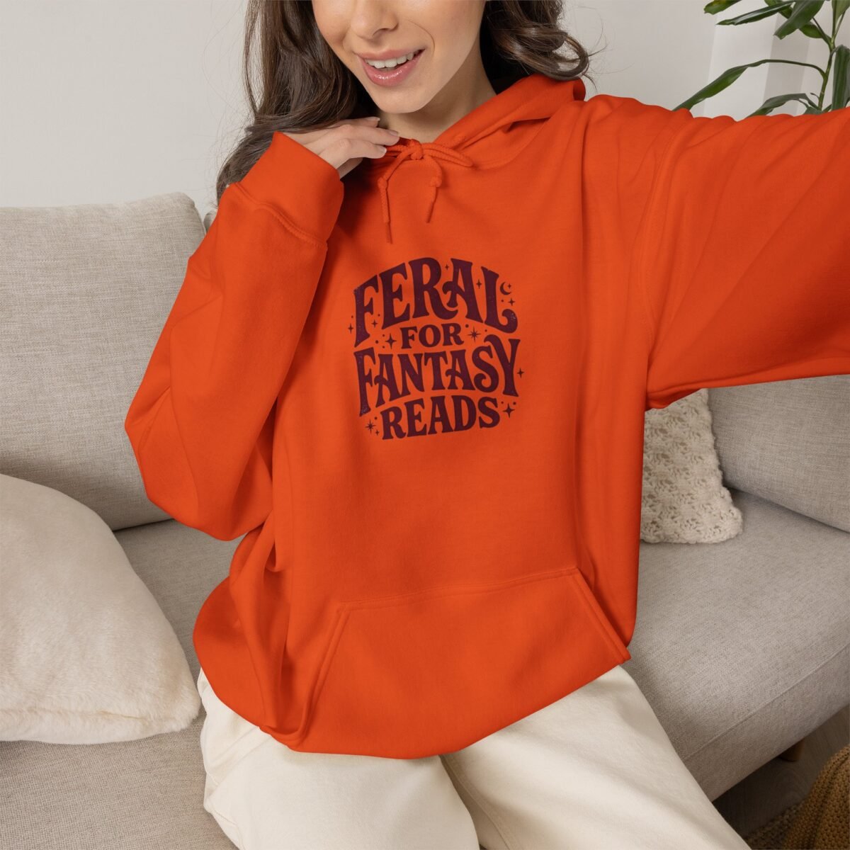Feral for Fantasy Reads Hoodie