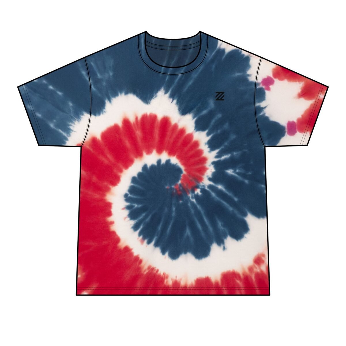 Retro Spiral Tie-Dye T-Shirt