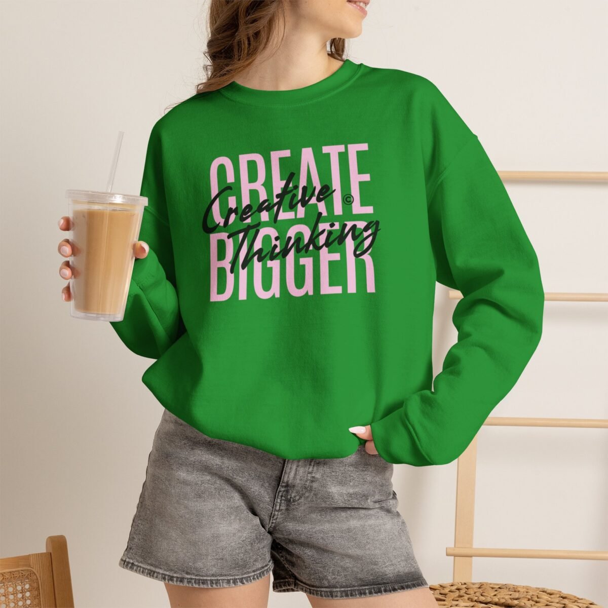 Create Bigger: Creative Thinking Sweatshirt