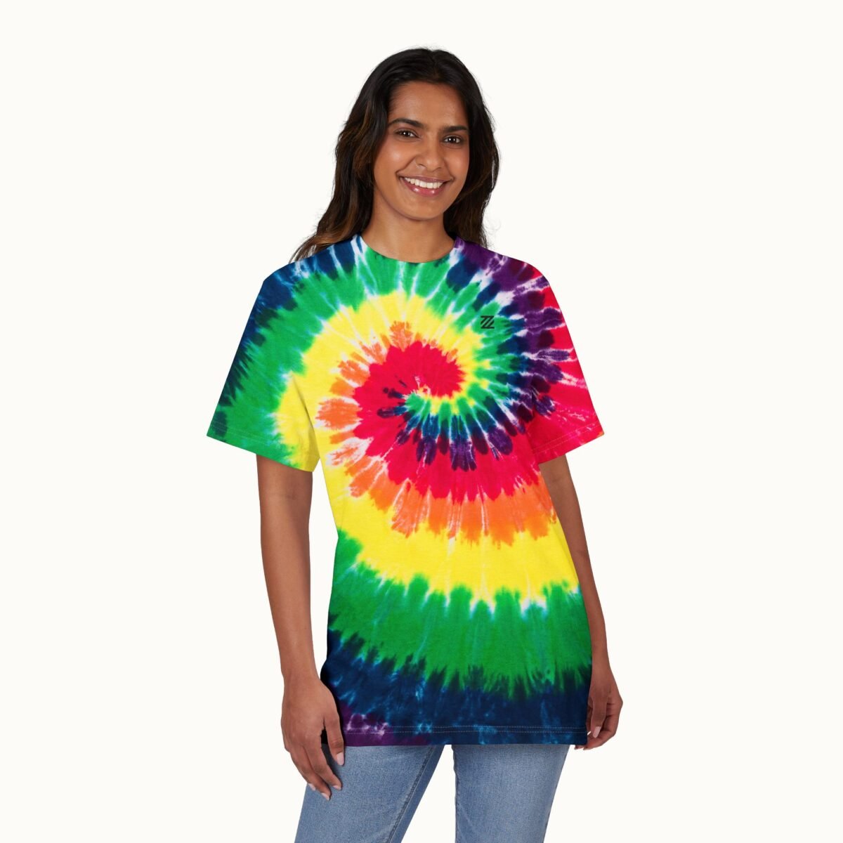 Oversized Unisex Tie-Dye Spiral T-Shirt