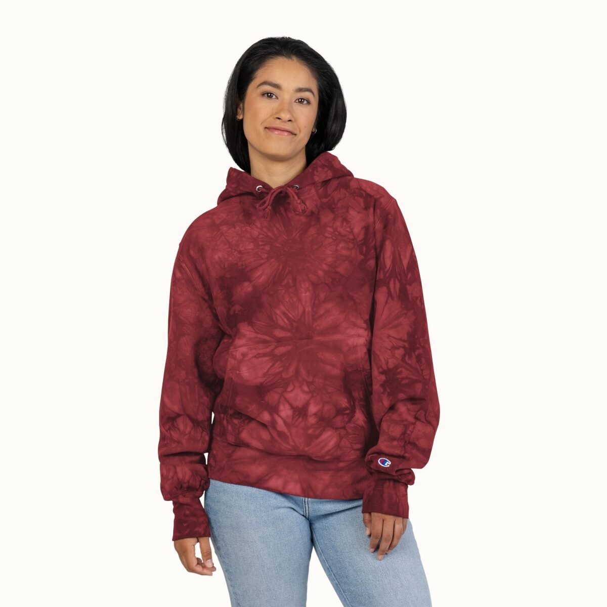 Unisex Tie-Dye Pullover Hoodie