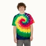 Oversized Unisex Tie-Dye Spiral T-Shirt