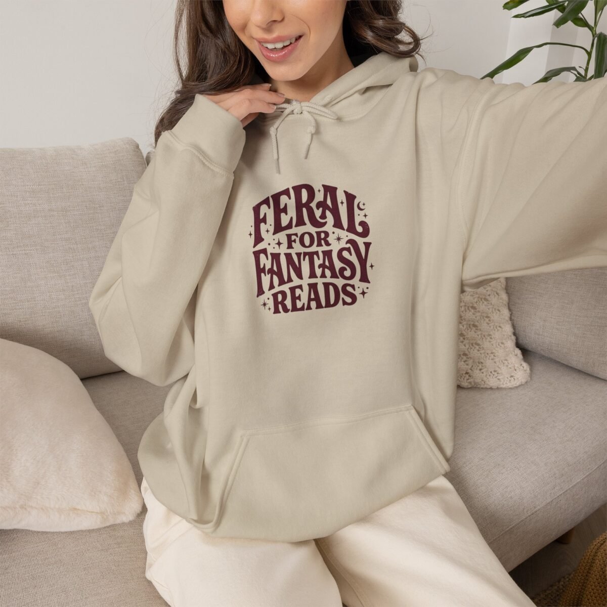 Feral for Fantasy Reads Hoodie