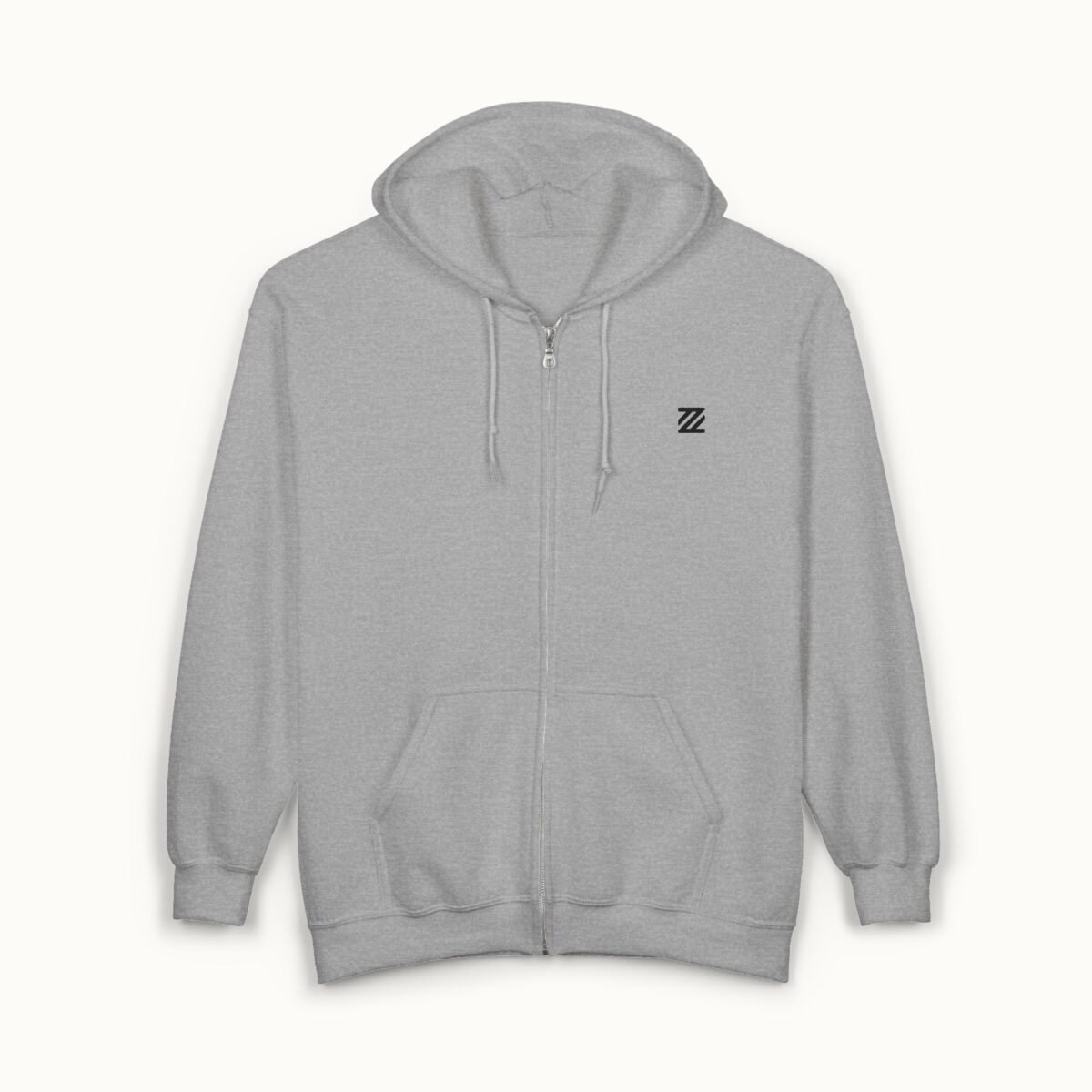 Unisex Heavy Blend Full Zip Basic Hoodie