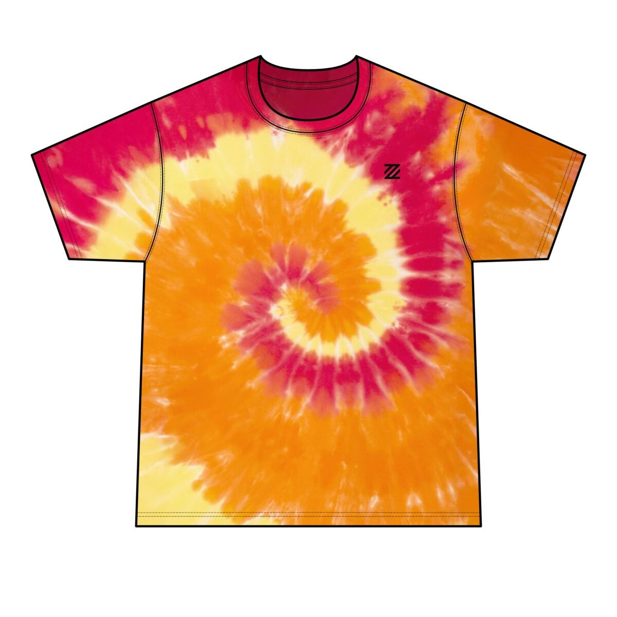 Retro Spiral Tie-Dye T-Shirt