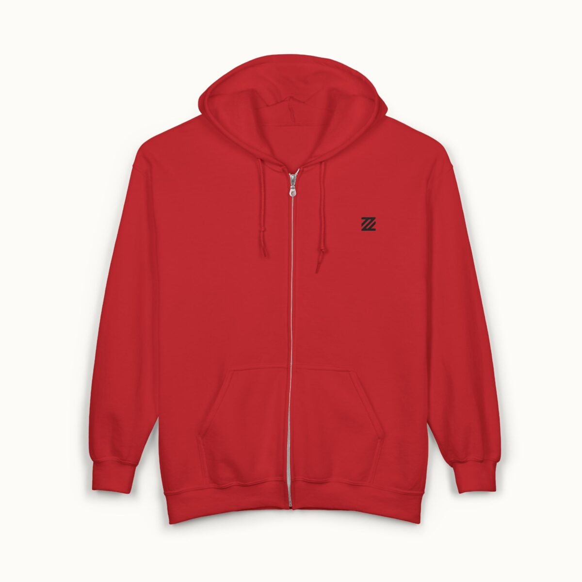 Unisex Heavy Blend Full Zip Basic Hoodie