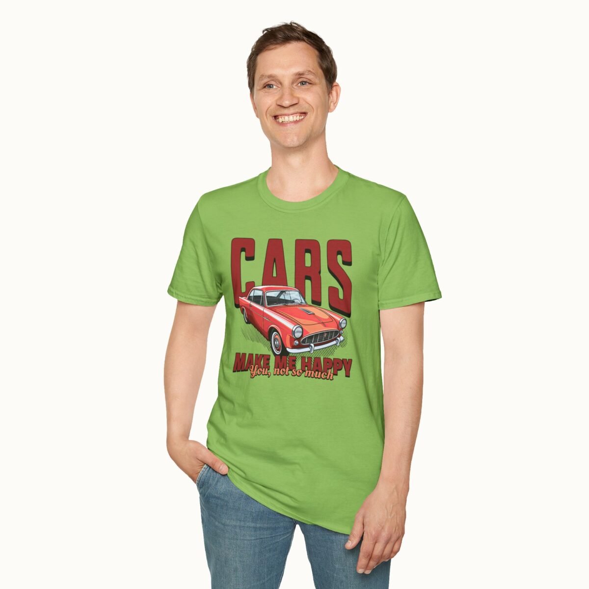 Cars Make Me Happy T-Shirt