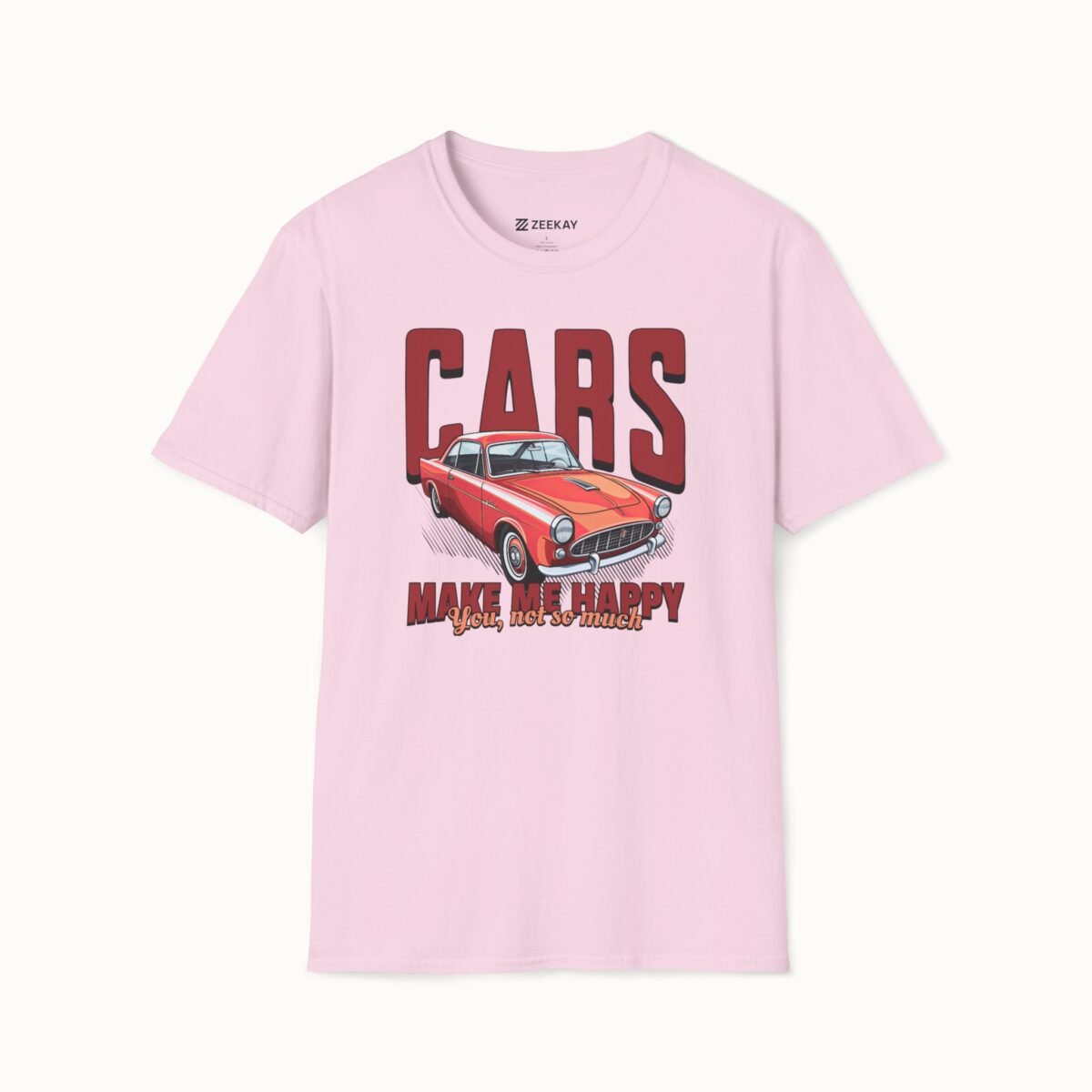 Cars Make Me Happy T-Shirt