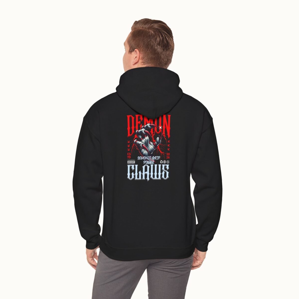 Demon Claws Graphic Hoodie
