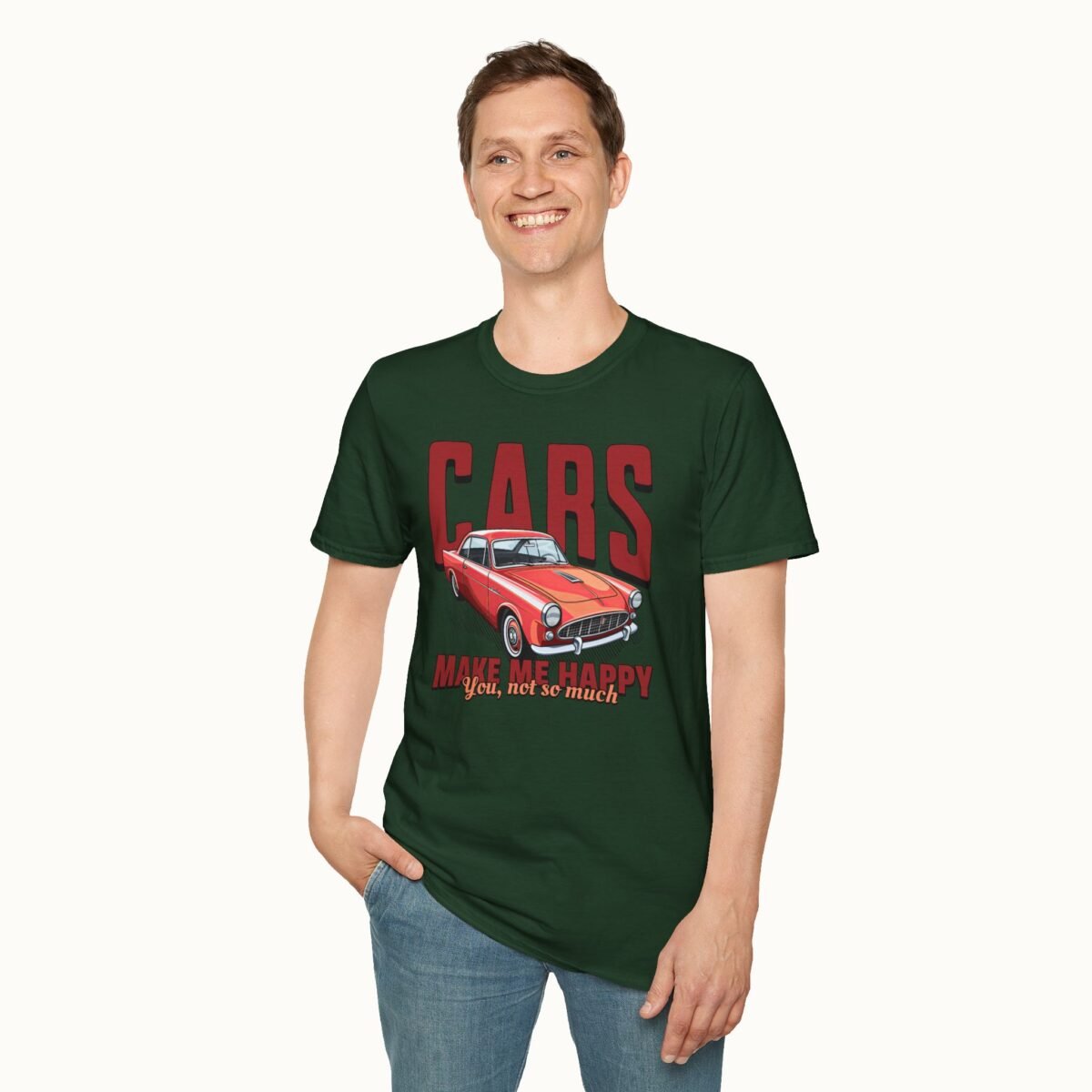 Cars Make Me Happy T-Shirt