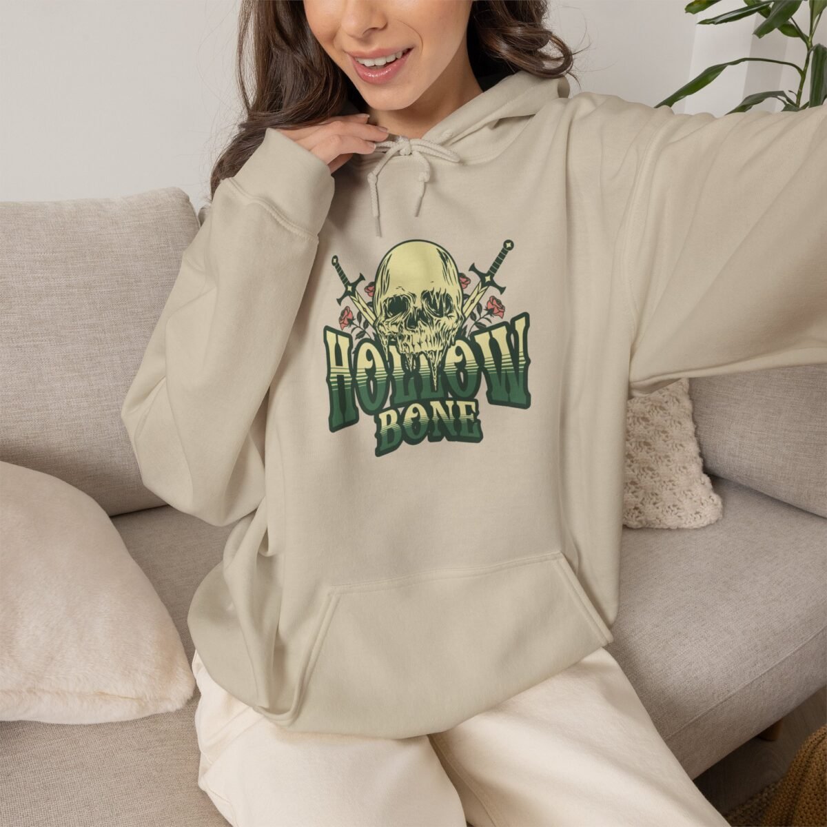 Hollow Bone Skull Hoodie