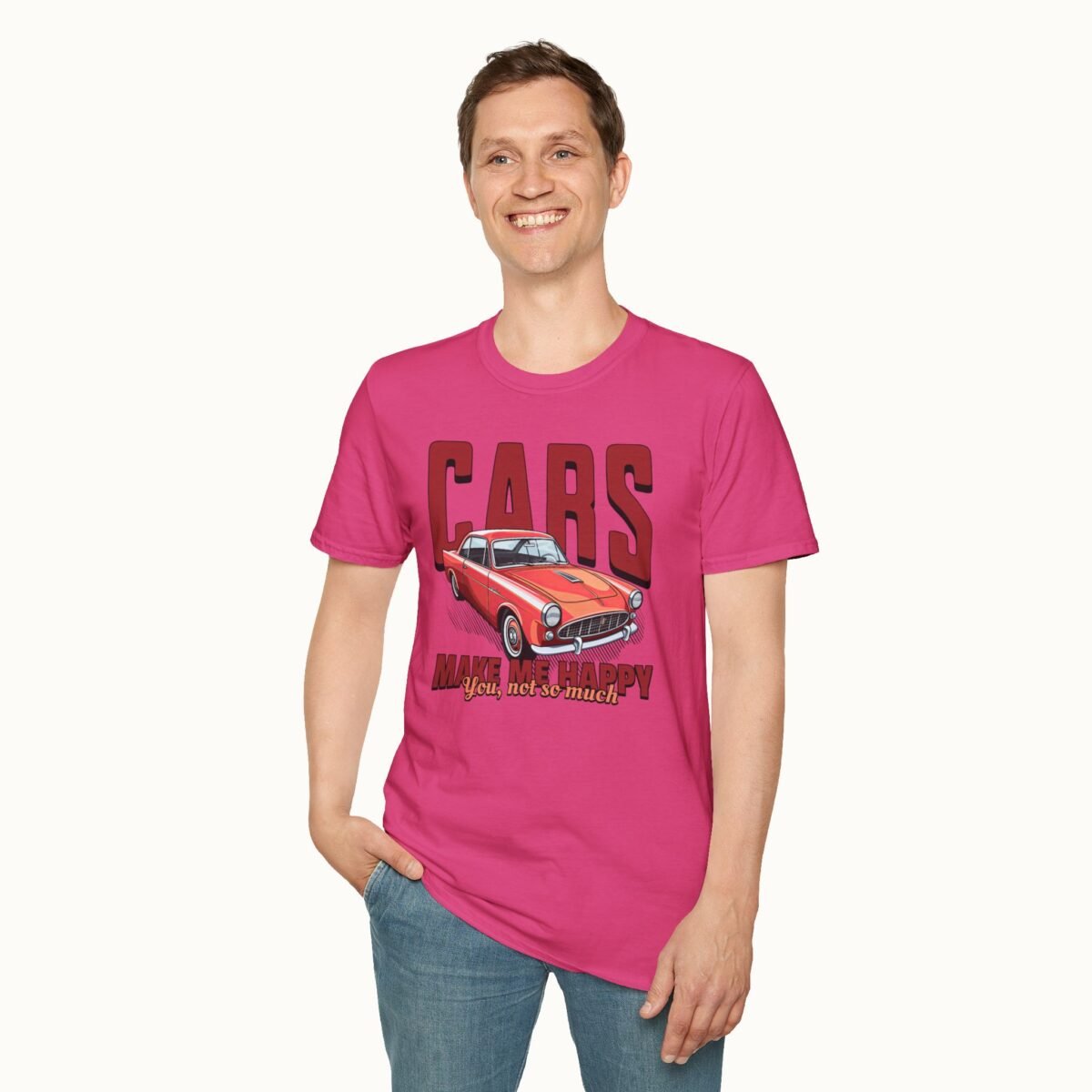 Cars Make Me Happy T-Shirt