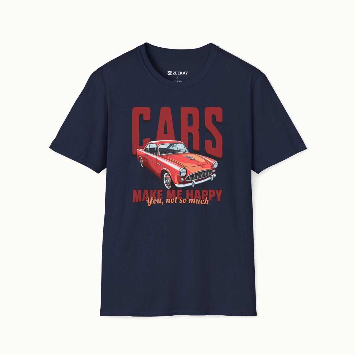 Cars Make Me Happy T-Shirt