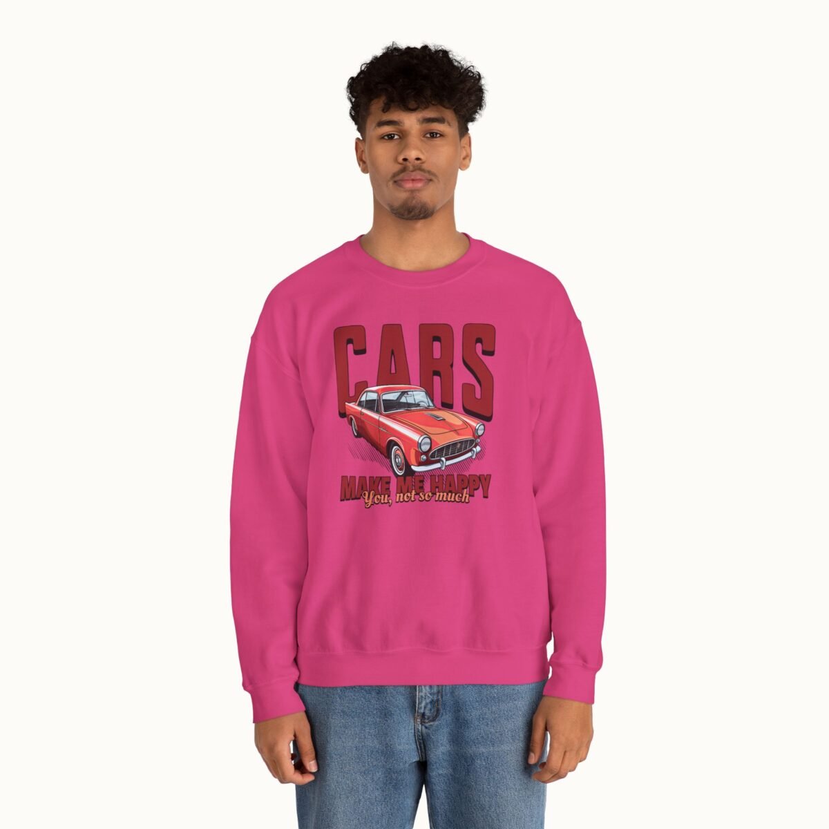 Cars Make Me Happy Sweatshirt