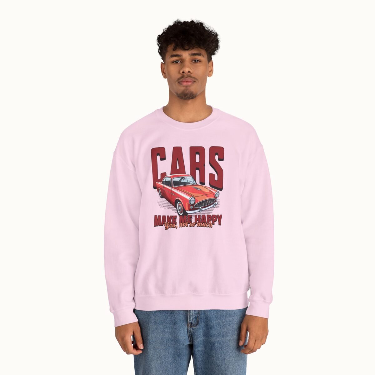 Cars Make Me Happy Sweatshirt