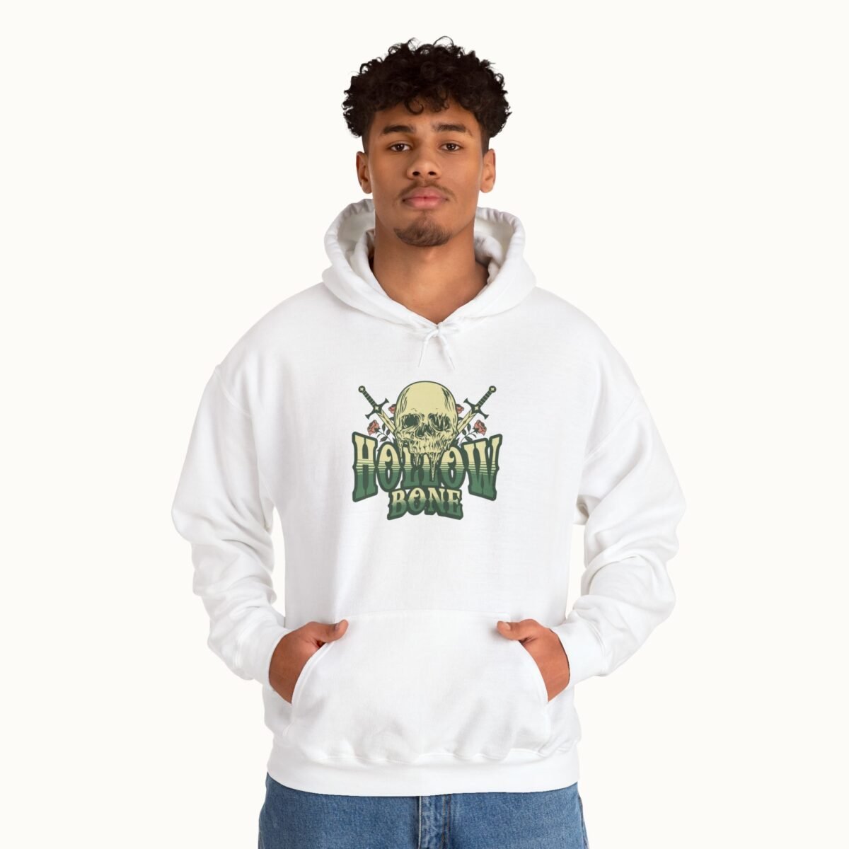 Hollow Bone Skull Hoodie