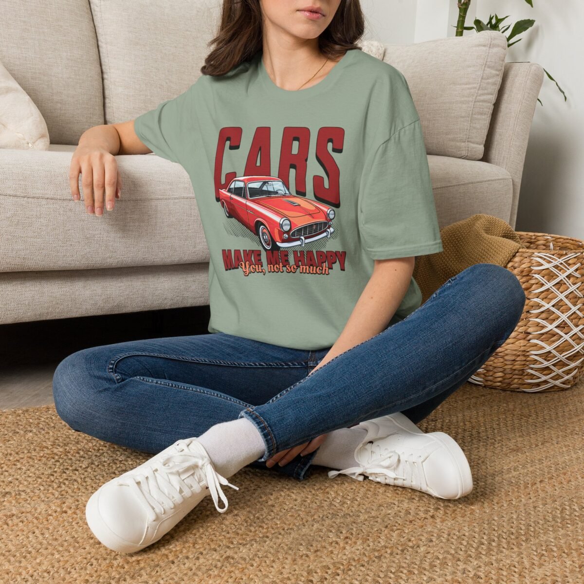 Cars Make Me Happy T-Shirt