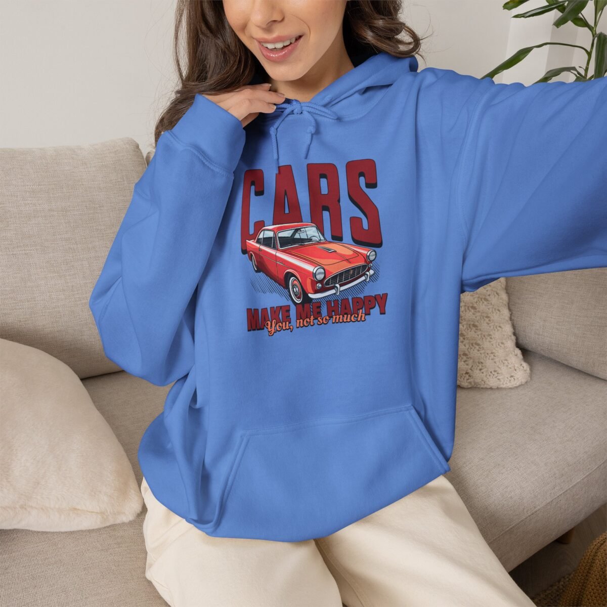 Cars Make Me Happy Hoodie
