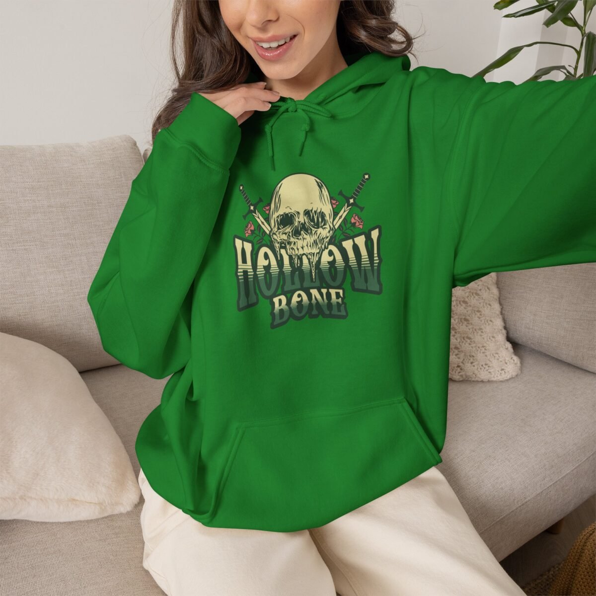 Hollow Bone Skull Hoodie
