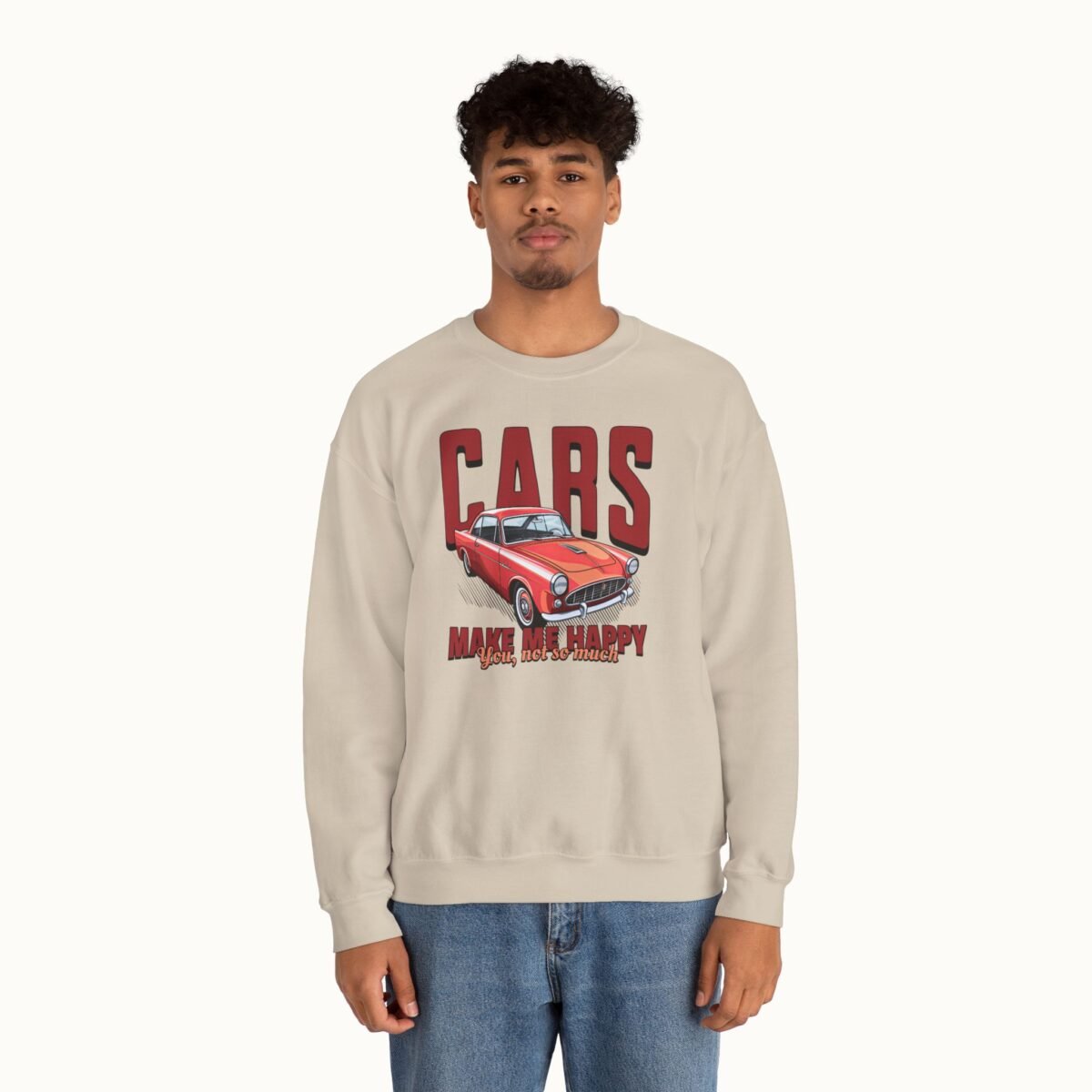 Cars Make Me Happy Sweatshirt