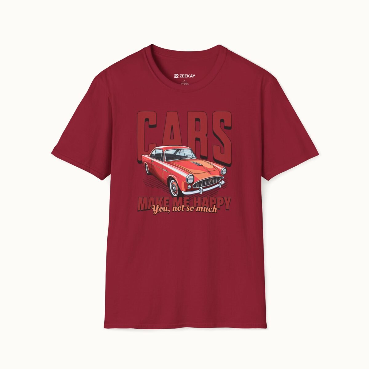 Cars Make Me Happy T-Shirt