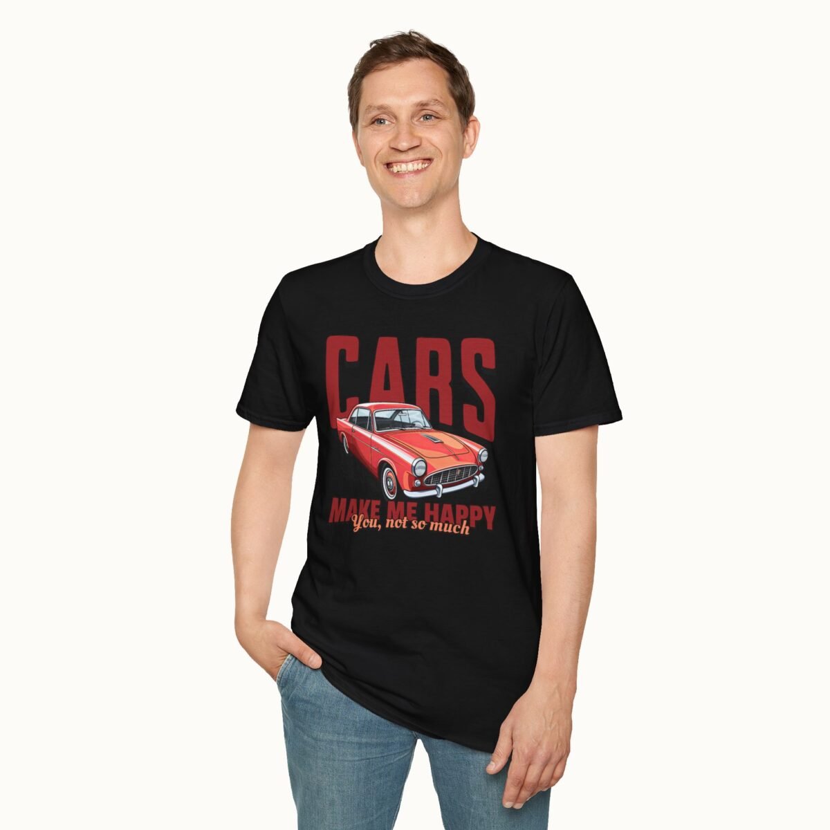 Cars Make Me Happy T-Shirt