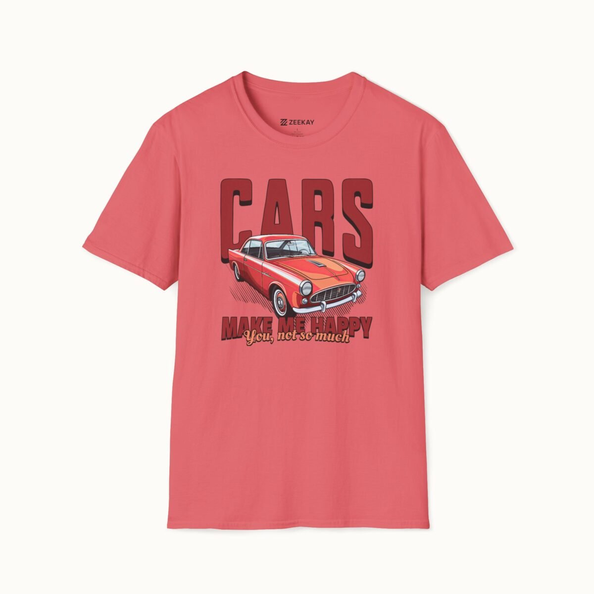 Cars Make Me Happy T-Shirt