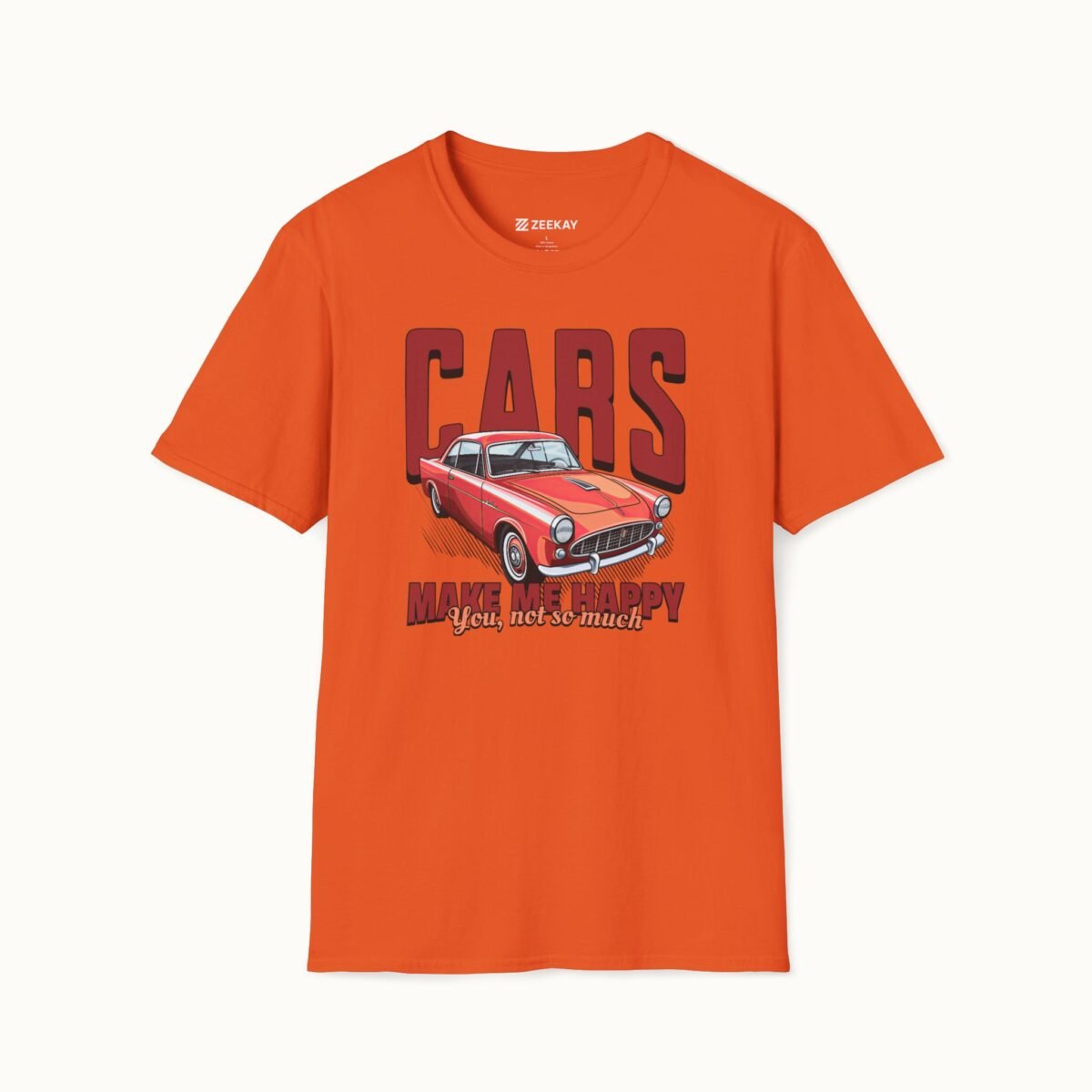 Cars Make Me Happy T-Shirt