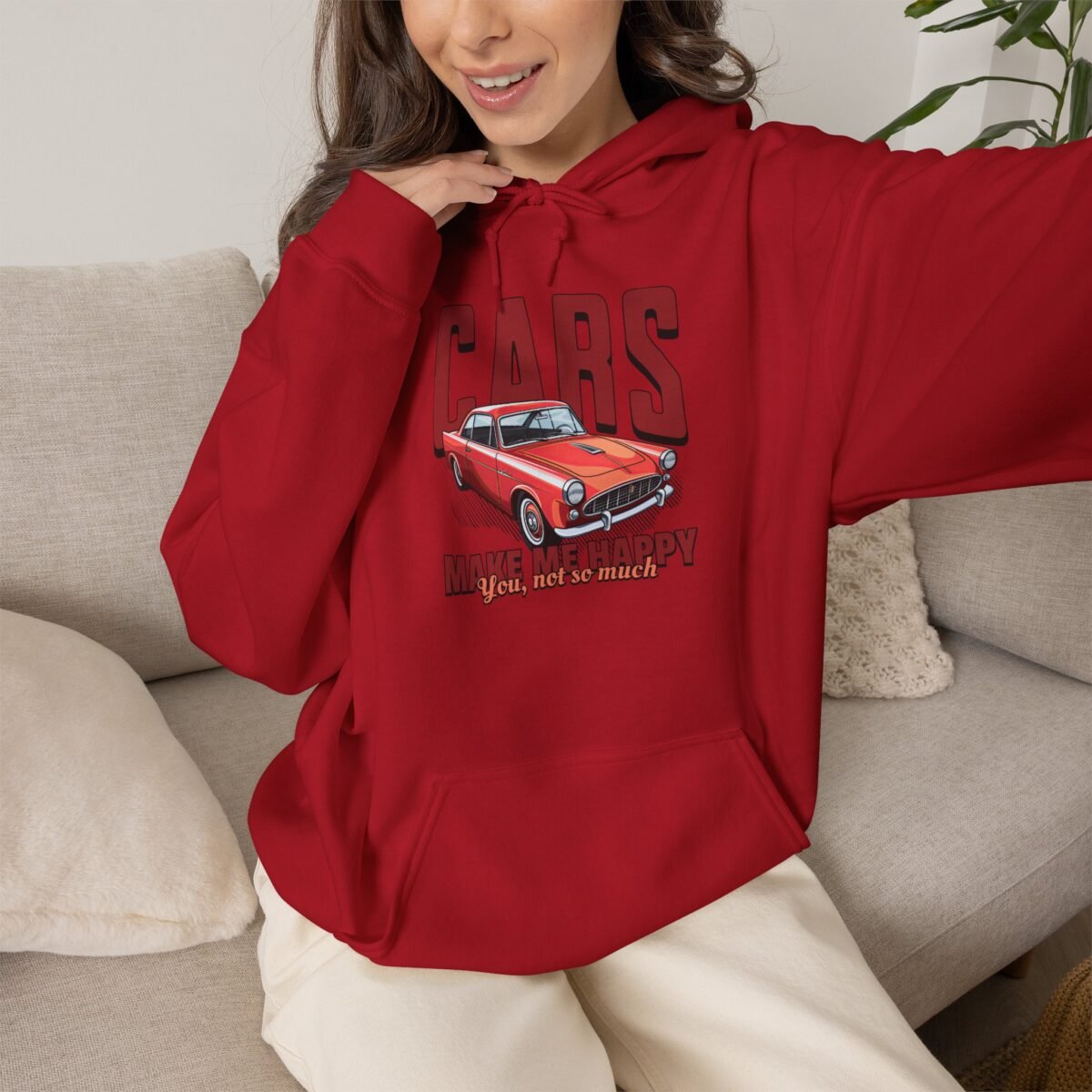Cars Make Me Happy Hoodie