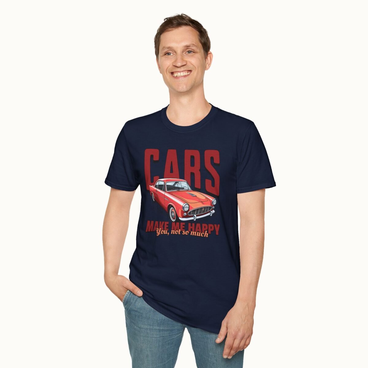 Cars Make Me Happy T-Shirt
