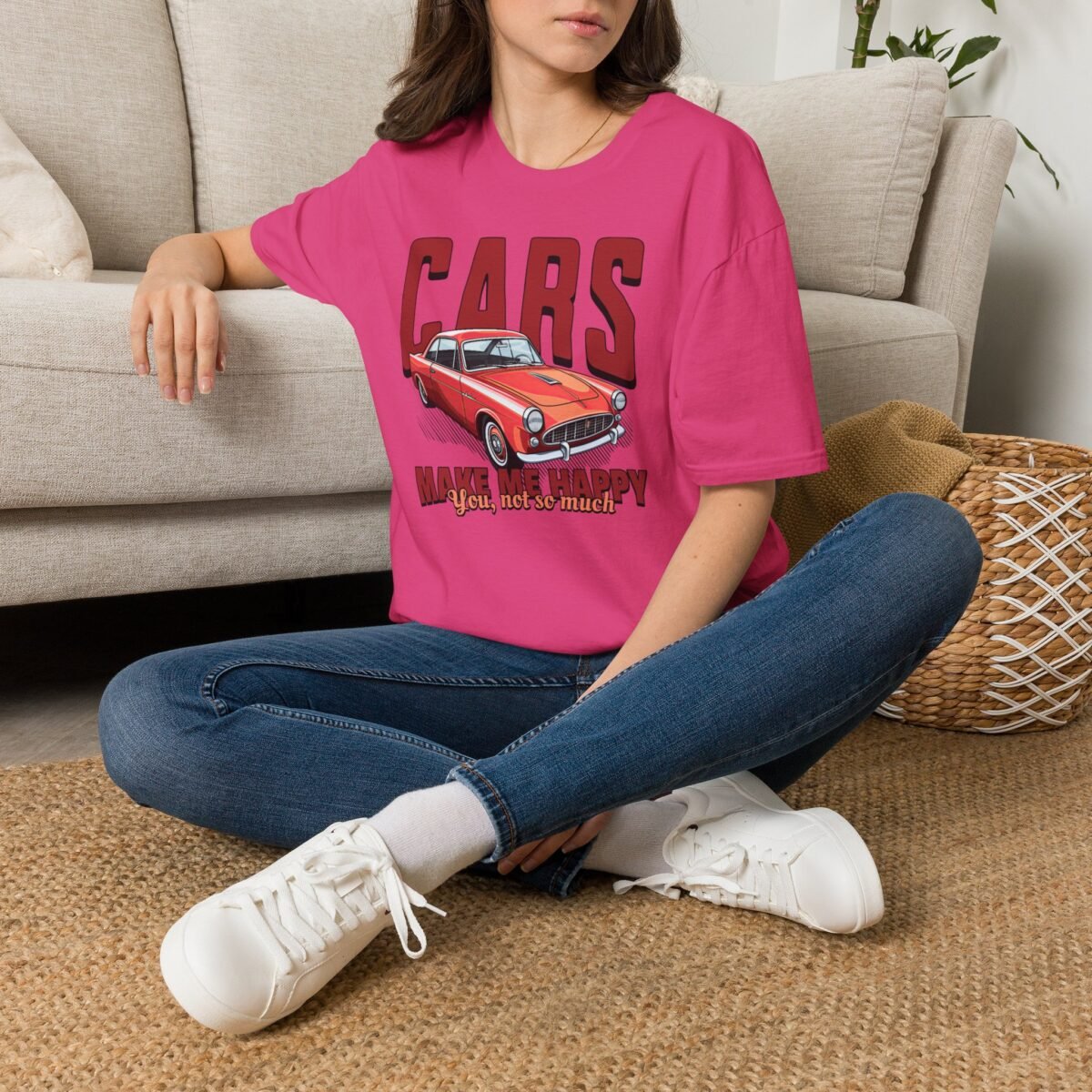 Cars Make Me Happy T-Shirt