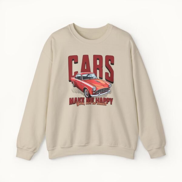 Cars Make Me Happy Sweatshirt
