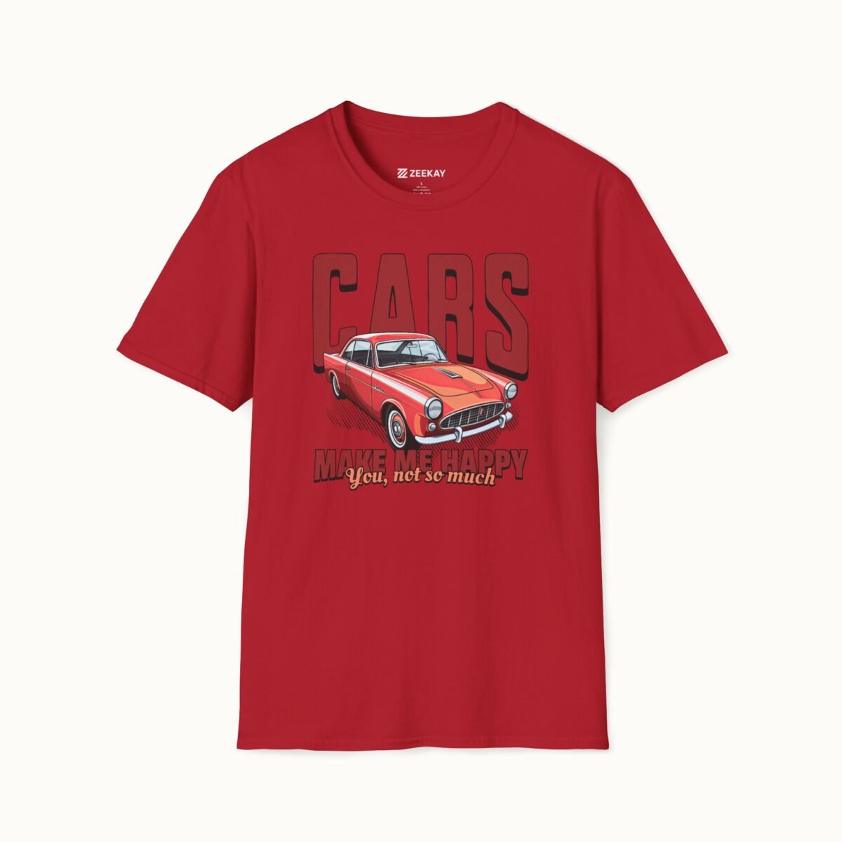 Cars Make Me Happy T-Shirt