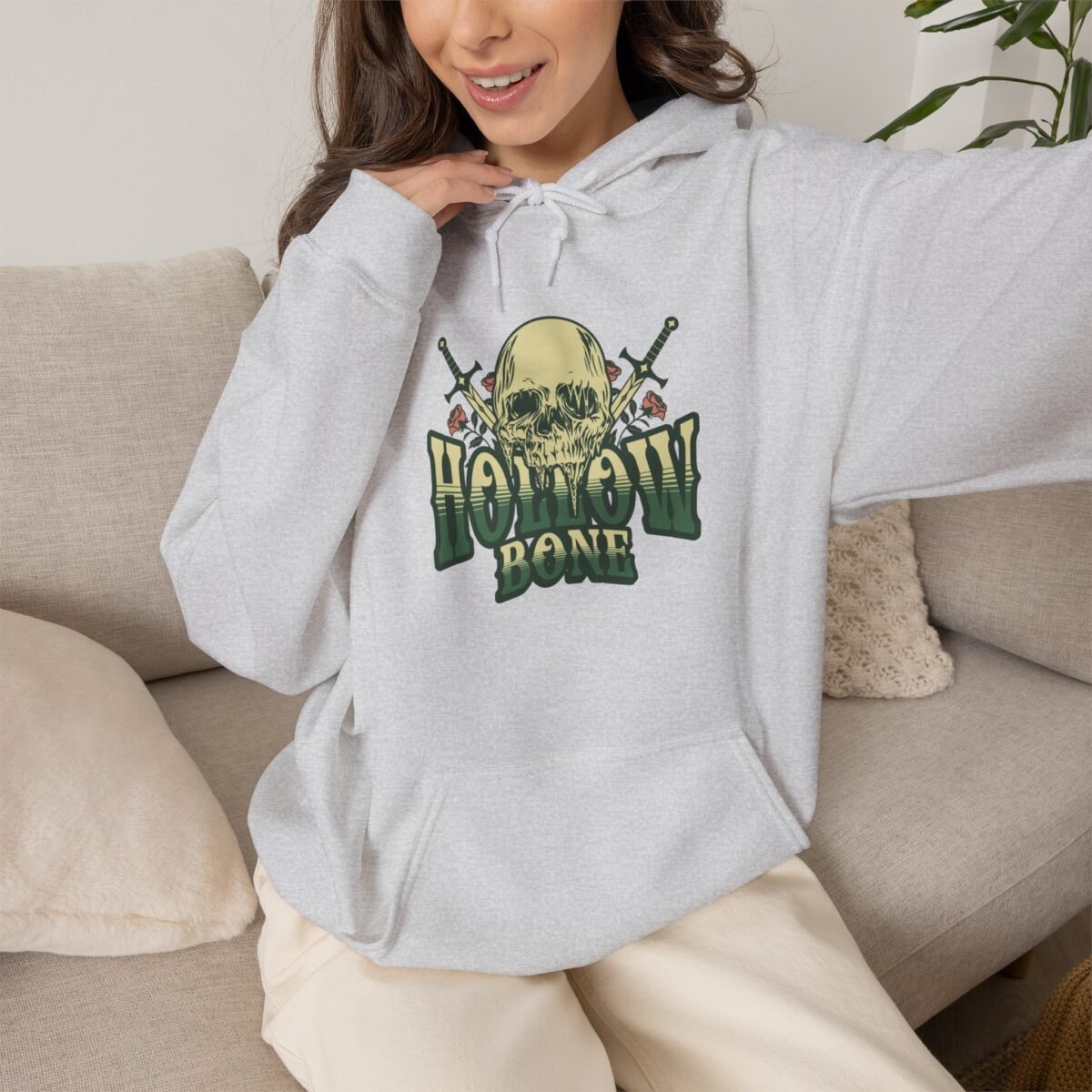 Hollow Bone Skull Hoodie