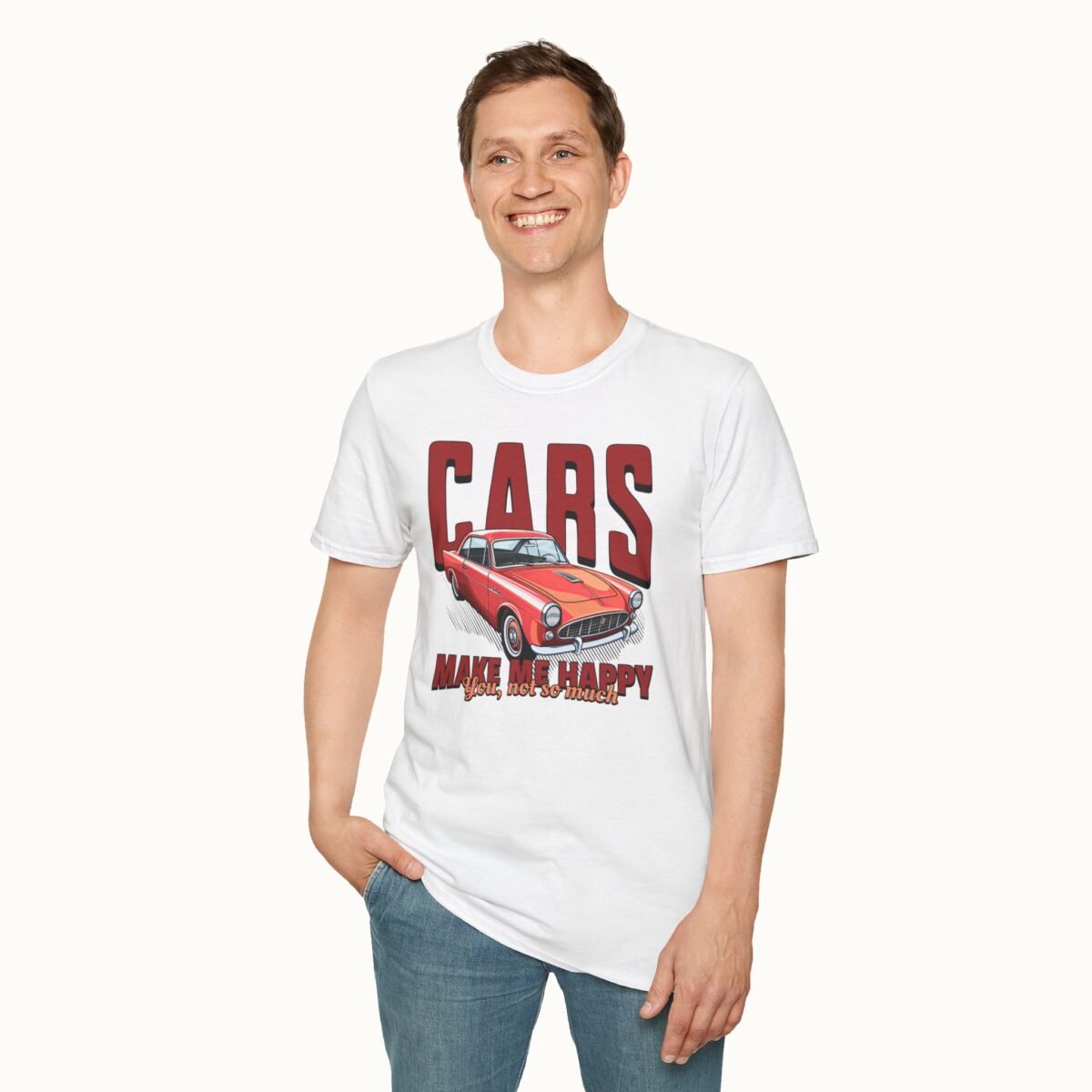 Cars Make Me Happy T-Shirt