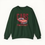 Cars Make Me Happy Sweatshirt