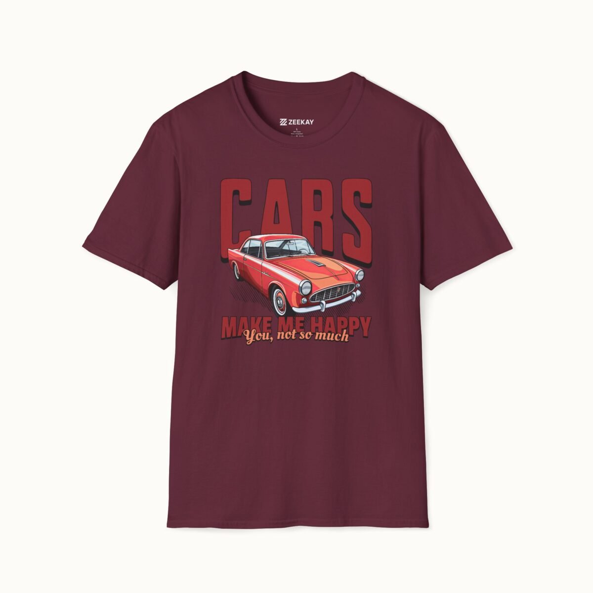 Cars Make Me Happy T-Shirt